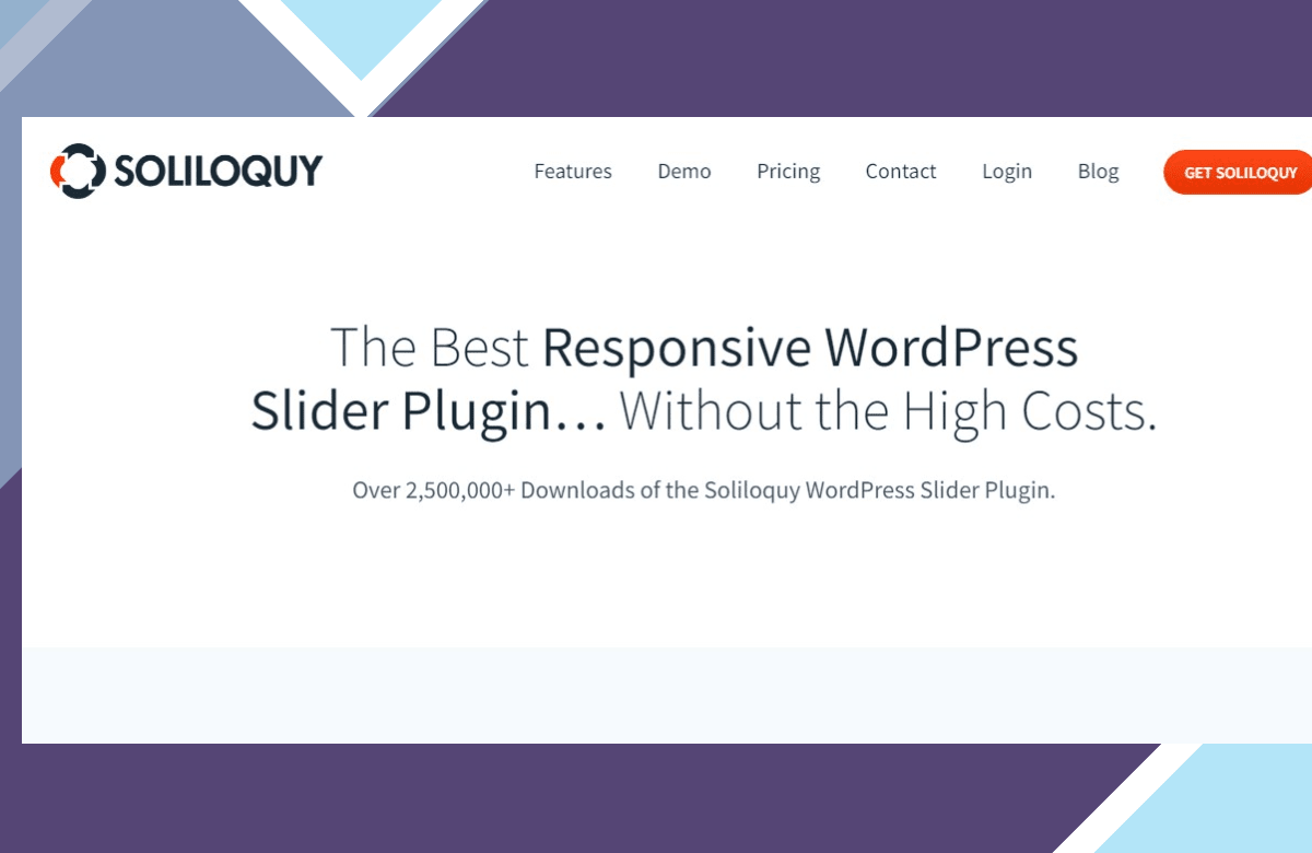 Soliloquy Responsive Slider screenshot