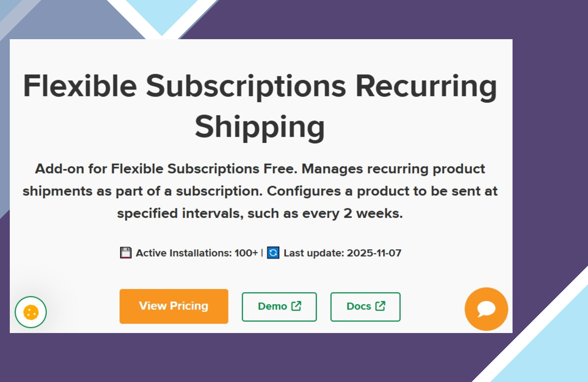 Flexible Subscriptions Recurring Shipping screenshot