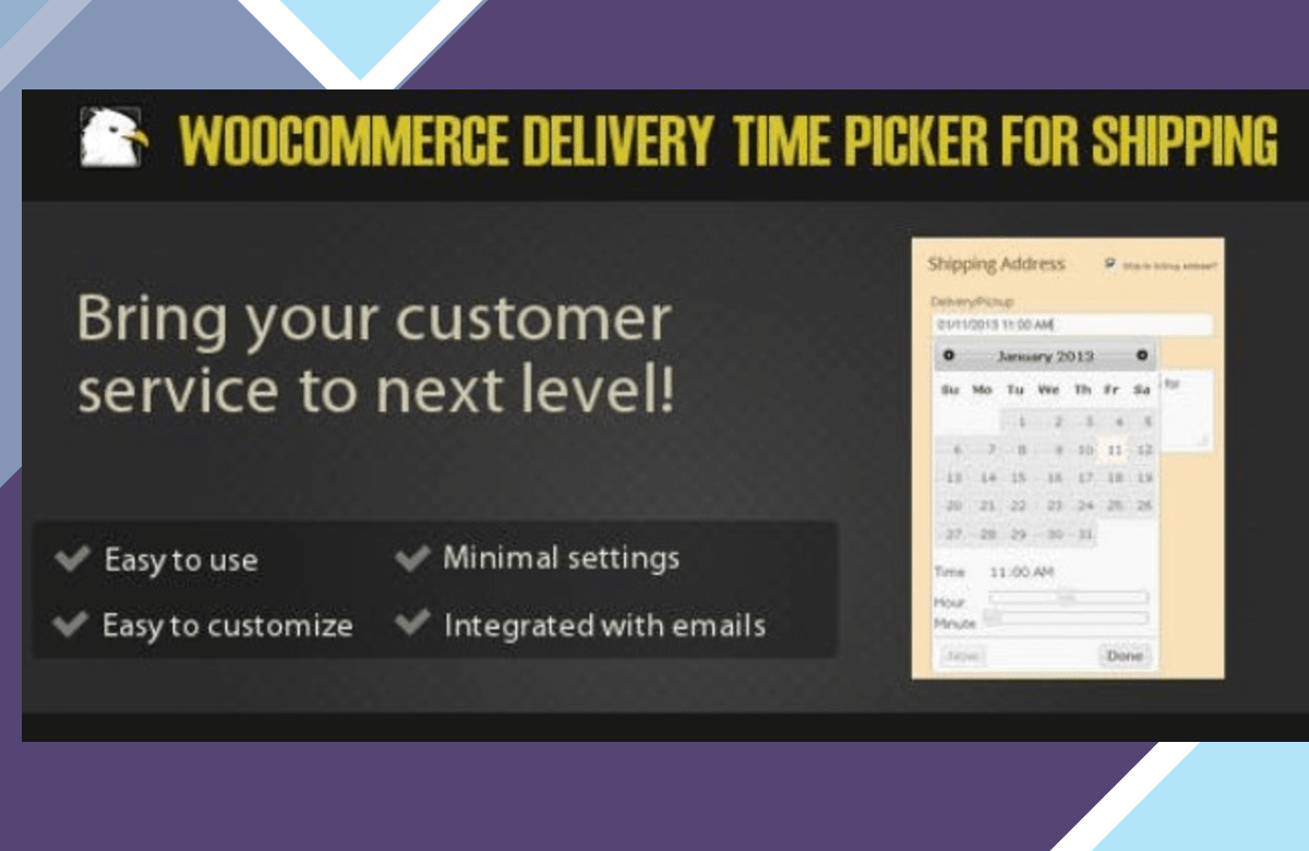Woocommerce Delivery Time Picker for Shipping screenshot