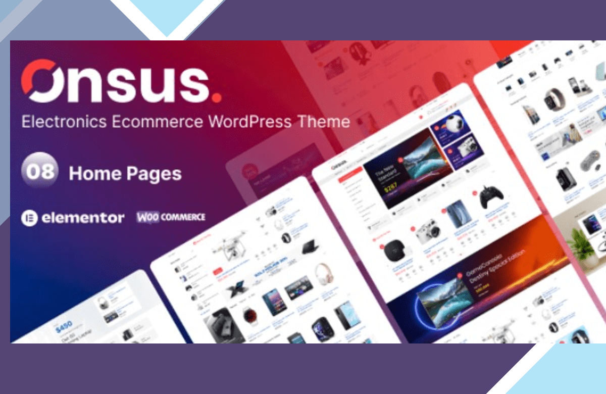 Onsus – Electronics E-commerce WordPress Theme screenshot