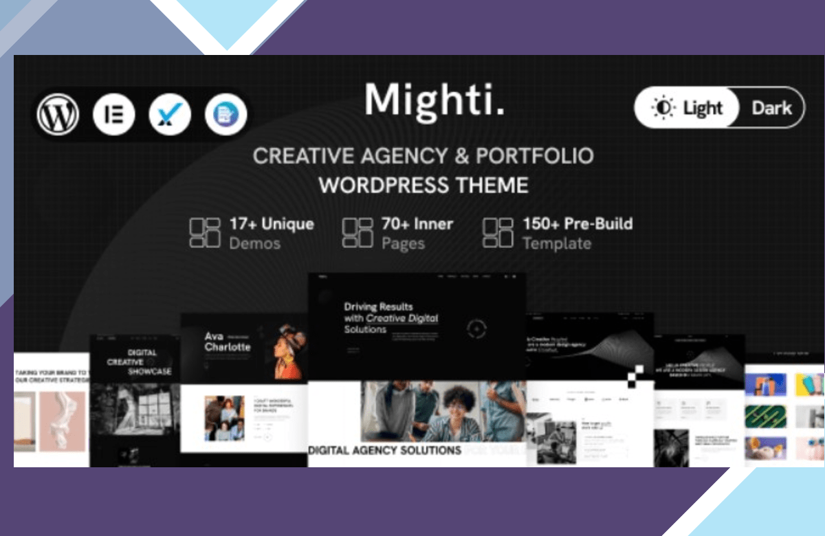 Mighti – Creative Agency and Portfolio WordPress Theme screenshot