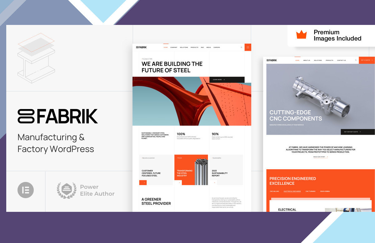 Fabrik – Industrial WordPress Theme screenshot