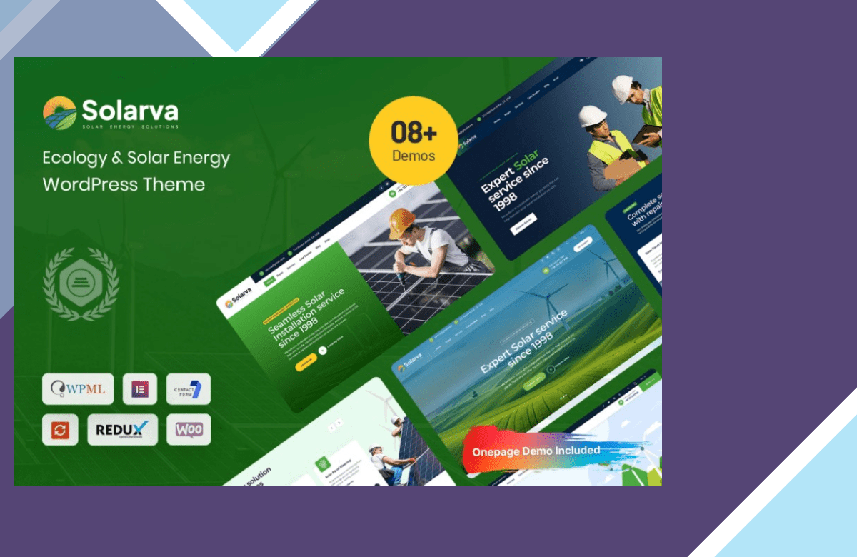 Solarvi – Ecology and Solar Energy Theme screenshot