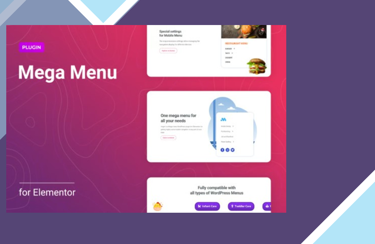 Huger | Mega Menu for Elementor screenshot