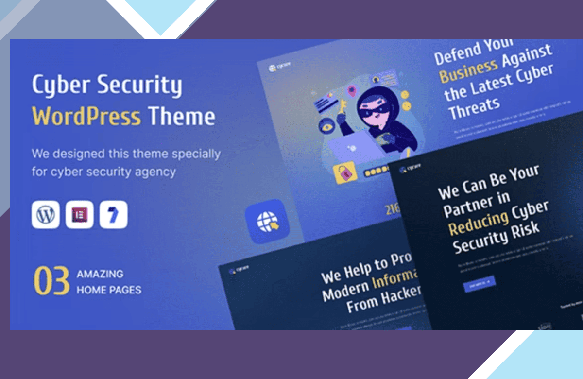 Cycure – Cyber Security Services WordPress Theme screenshot