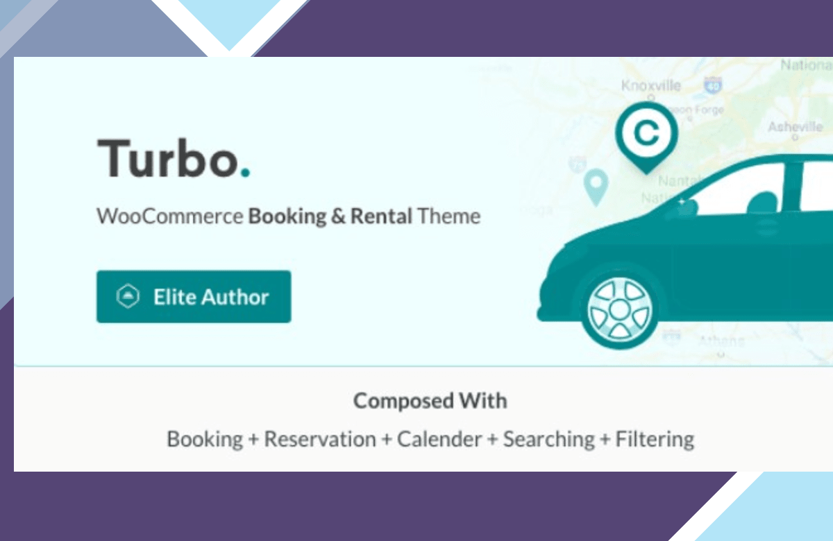 Turbo – WooCommerce Rental & Booking Theme screenshot