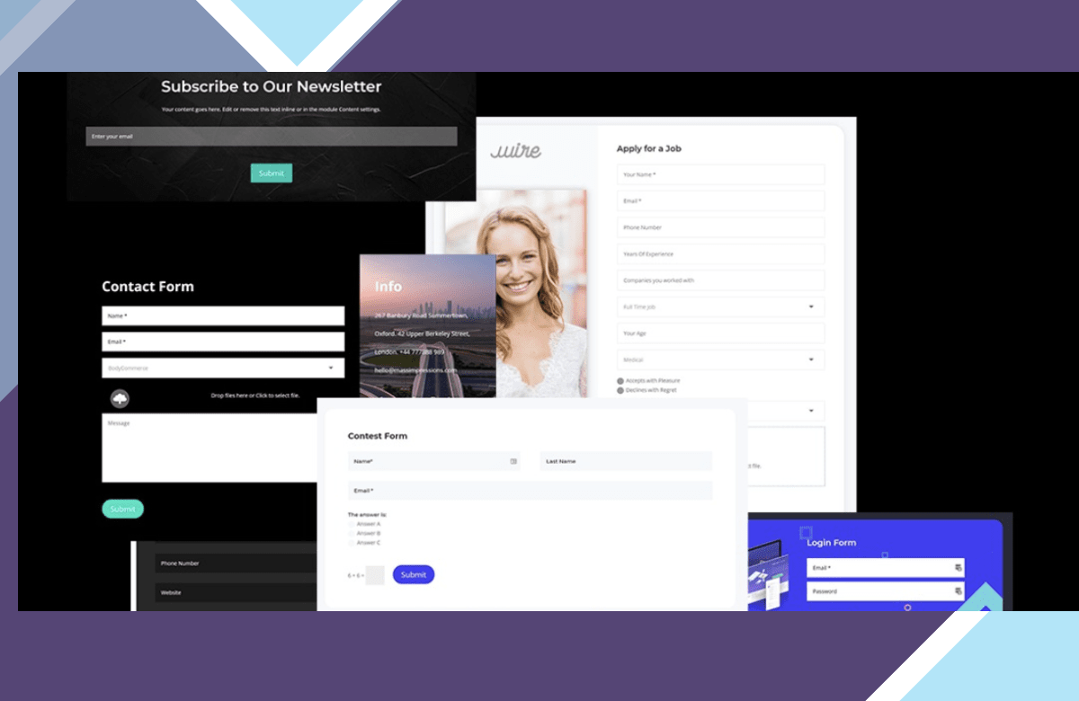 Divi Form Builder – Best Divi Contact Form Builder Plugin screenshot
