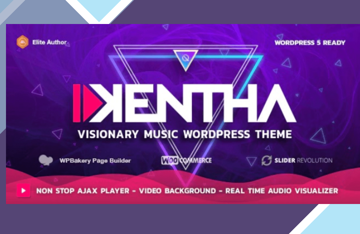 Kentha – Non-Stop Music WordPress Theme with Ajax screenshot