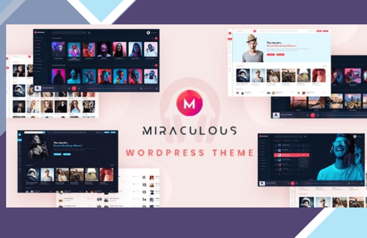 Miraculous – Online Music Store WordPress Theme screenshot