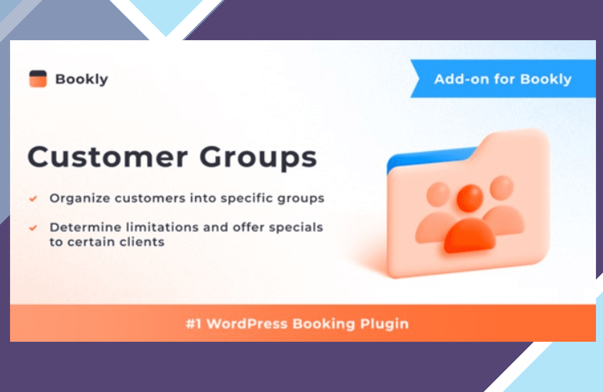 Bookly Customer Groups screenshot