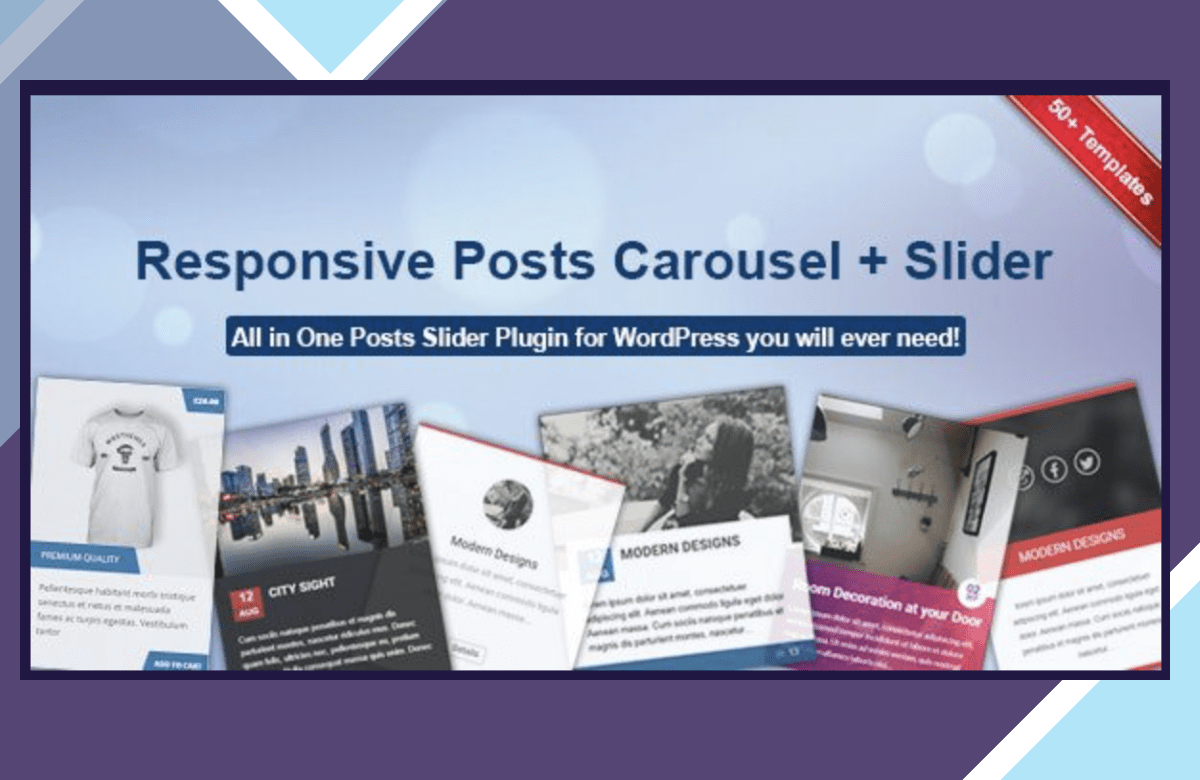 Responsive Posts Carousel screenshot