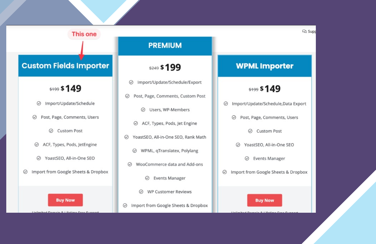 WP Ultimate CSV Importer – Custom Fields Import screenshot