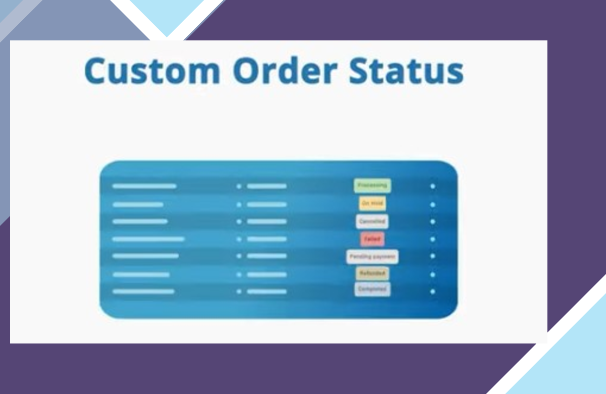 Custom Order Status screenshot
