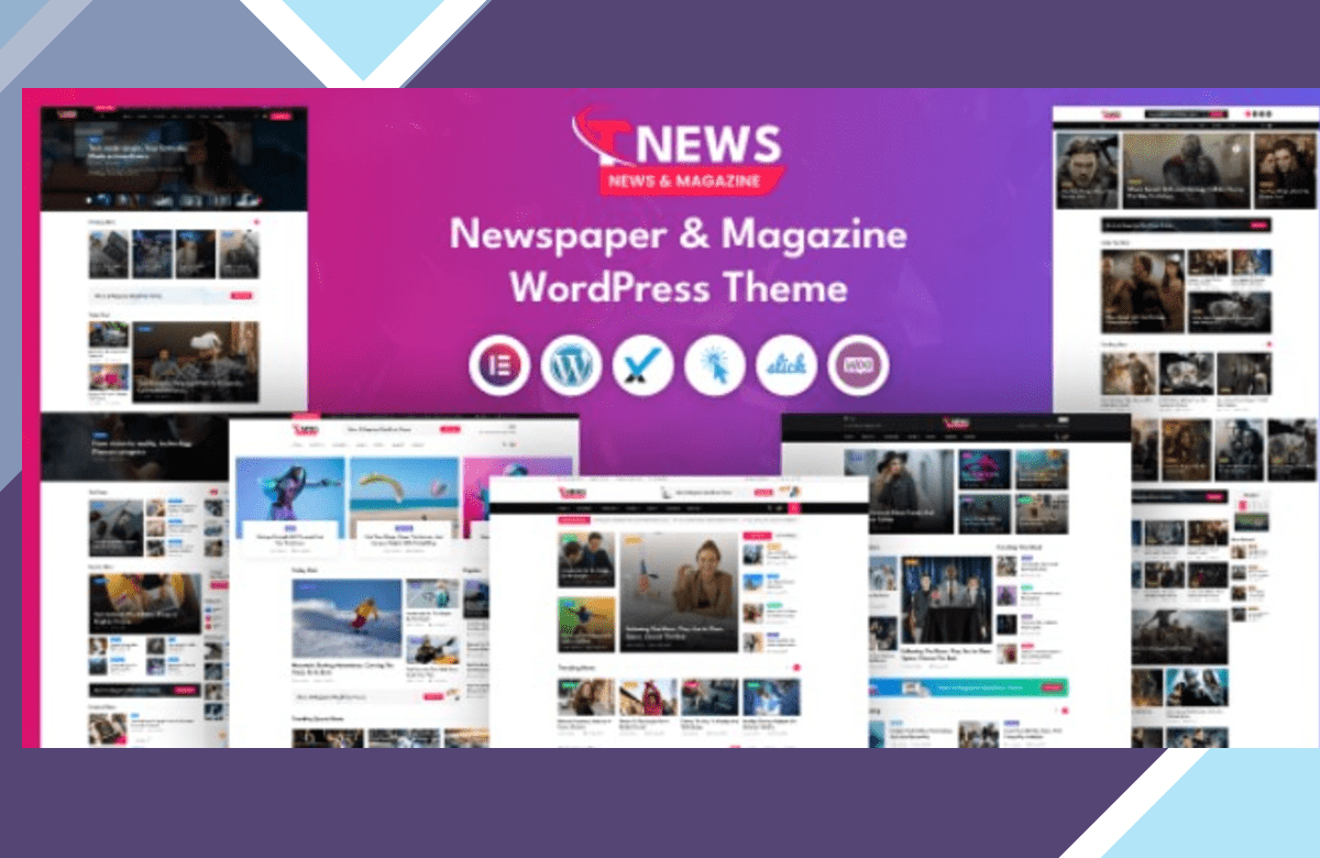 TNews – News and Magazine WordPress Theme screenshot