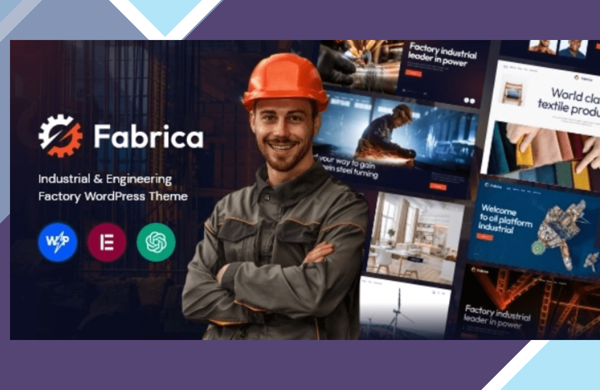 Fabrica – Industrial and Engineering Factory Theme screenshot