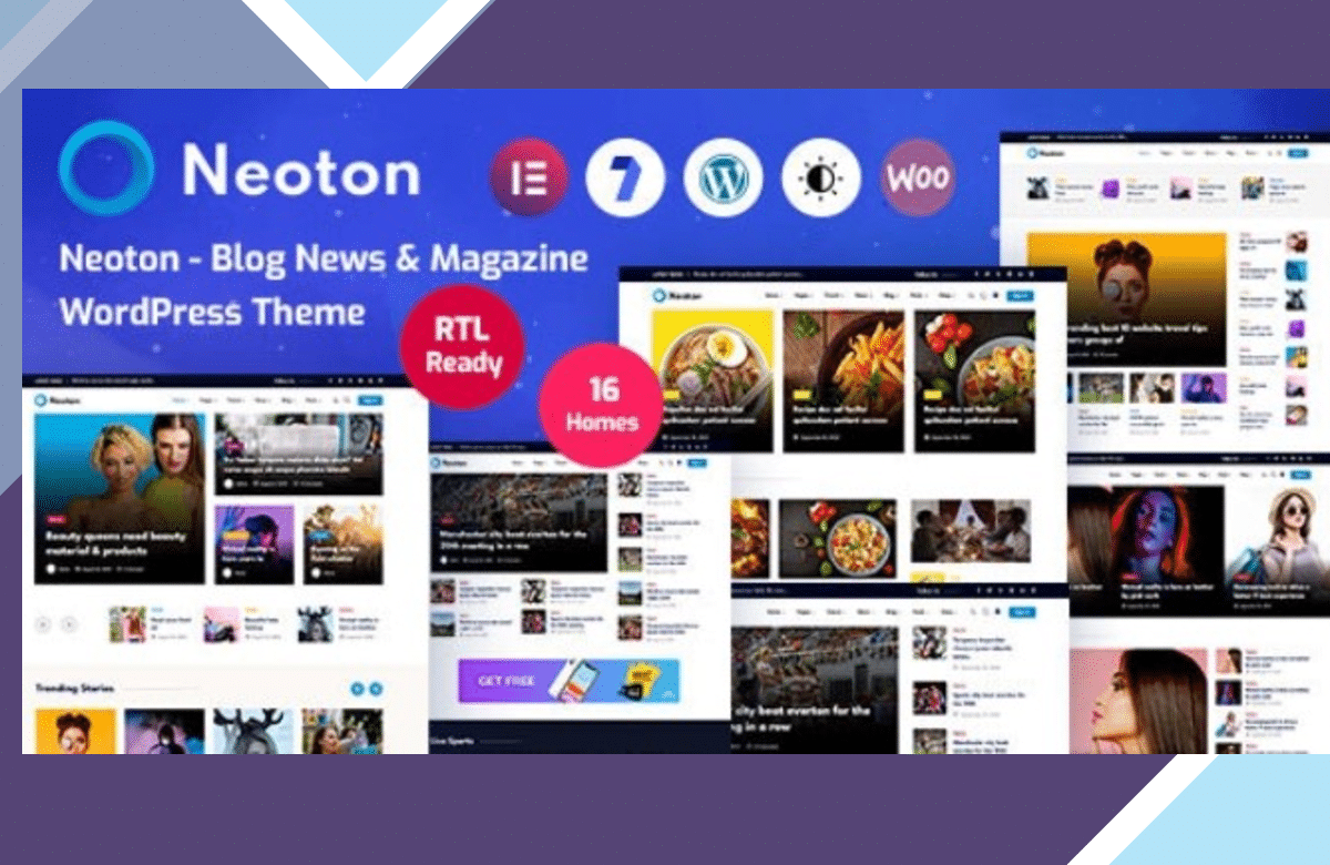 Neoton – News Magazine WordPress Theme screenshot