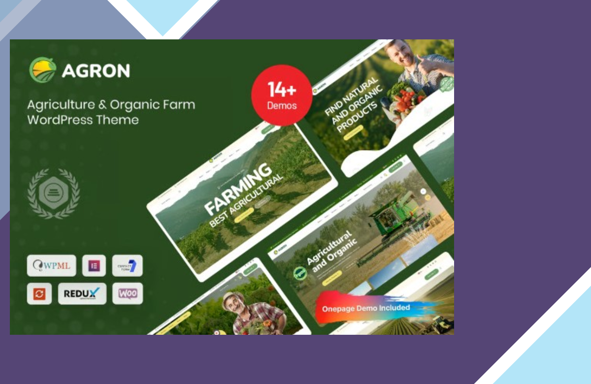 Agron – Agriculture and Organic Farm WP Theme screenshot