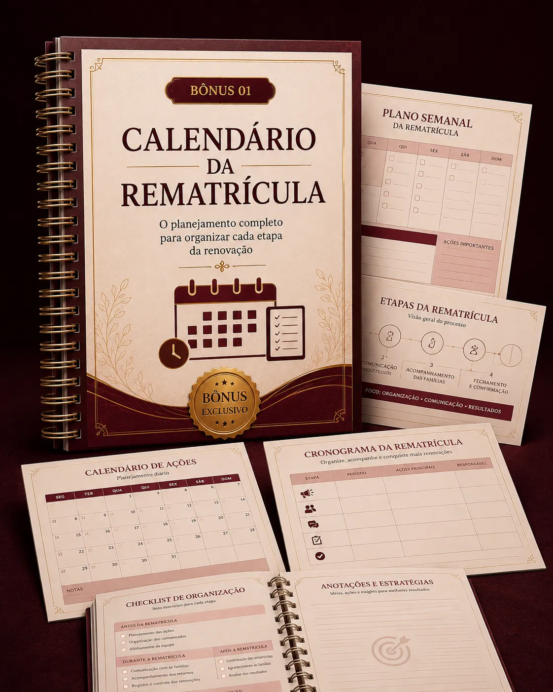 Calendário da Rematrícula