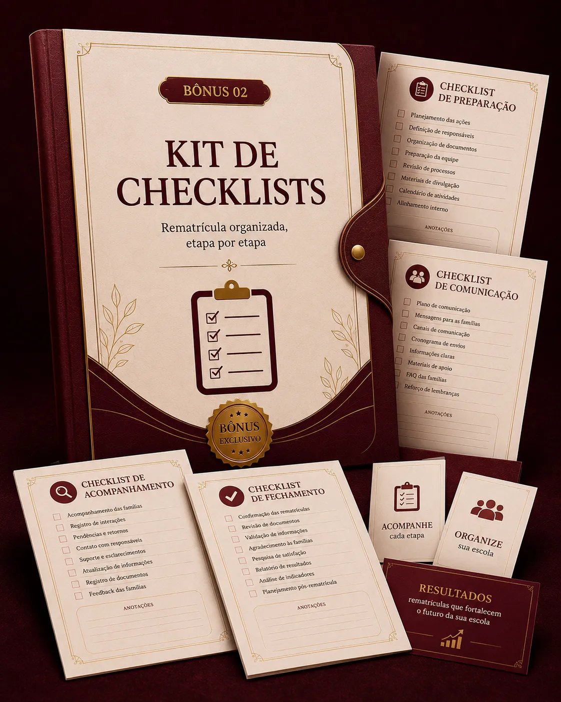 Kit de Checklists da Rematrícula