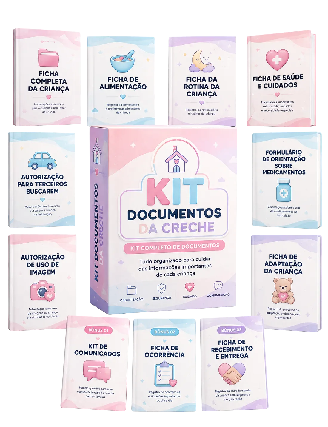 Kit Documentos da Creche