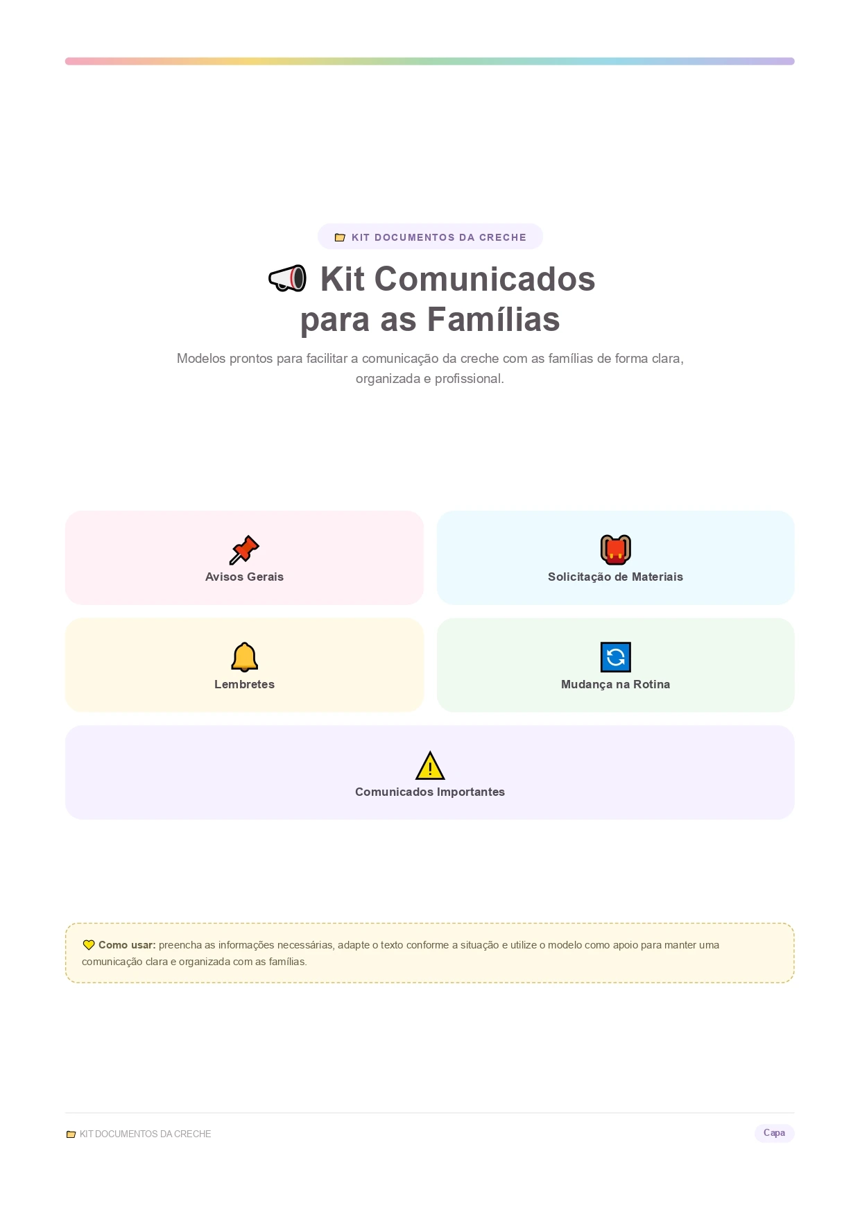 Kit de Comunicados
