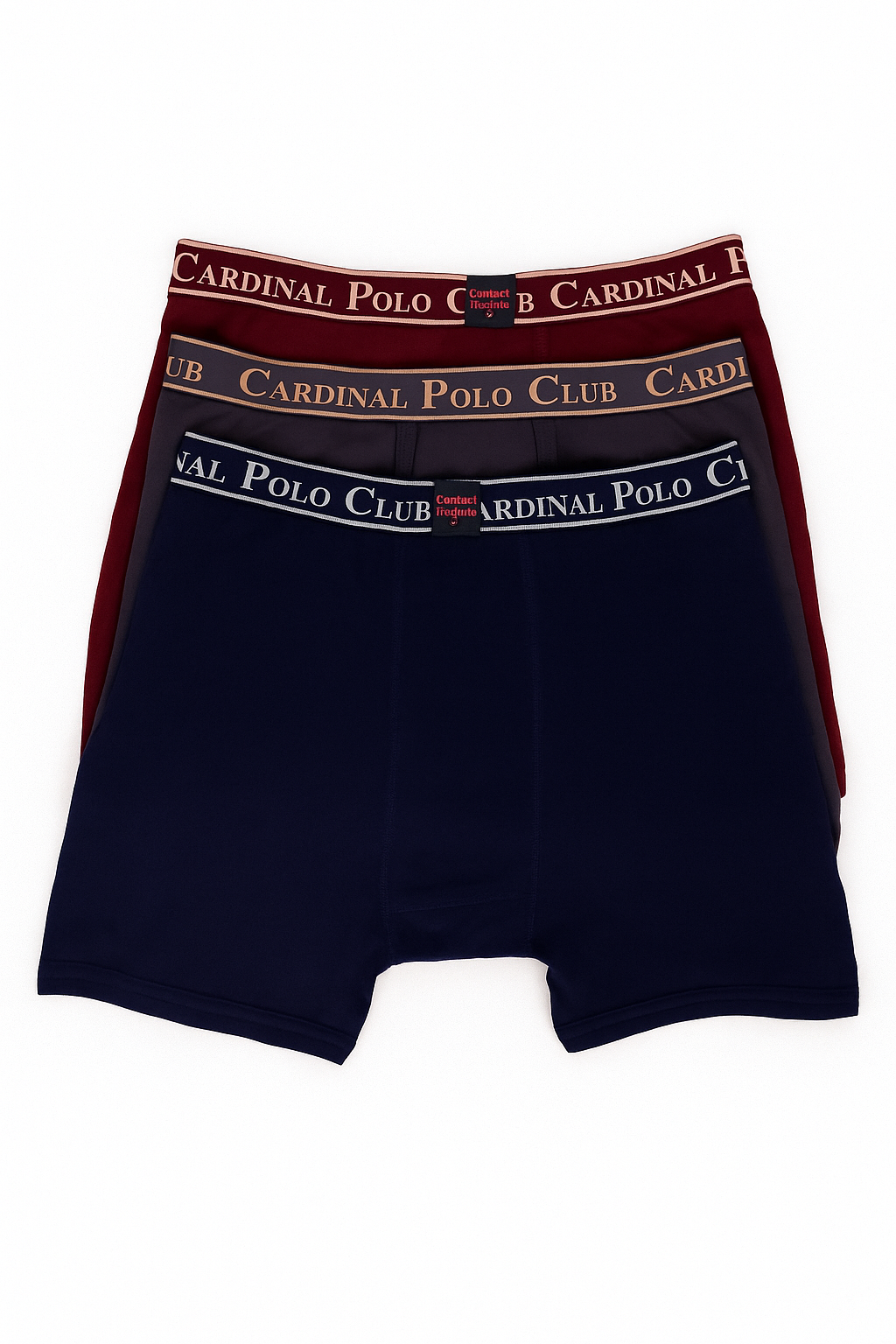 3 in 1 Cardinal Polo Club Boxers