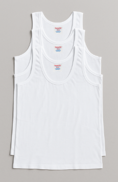 3 in 1 Cardinal Tex White Vests