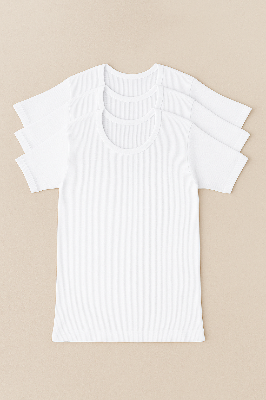 3 in 1 Cardinal Spencer Round Neck White T-Shirt