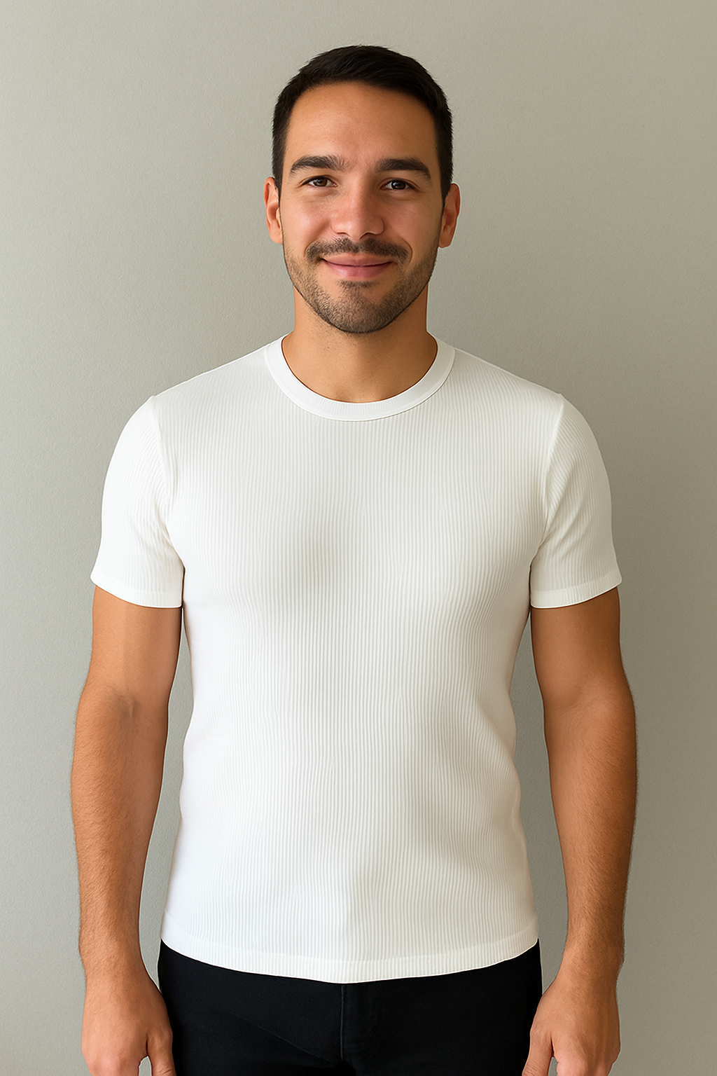 3 in 1 Cardinal Spencer Round Neck White T-Shirt - alternate view