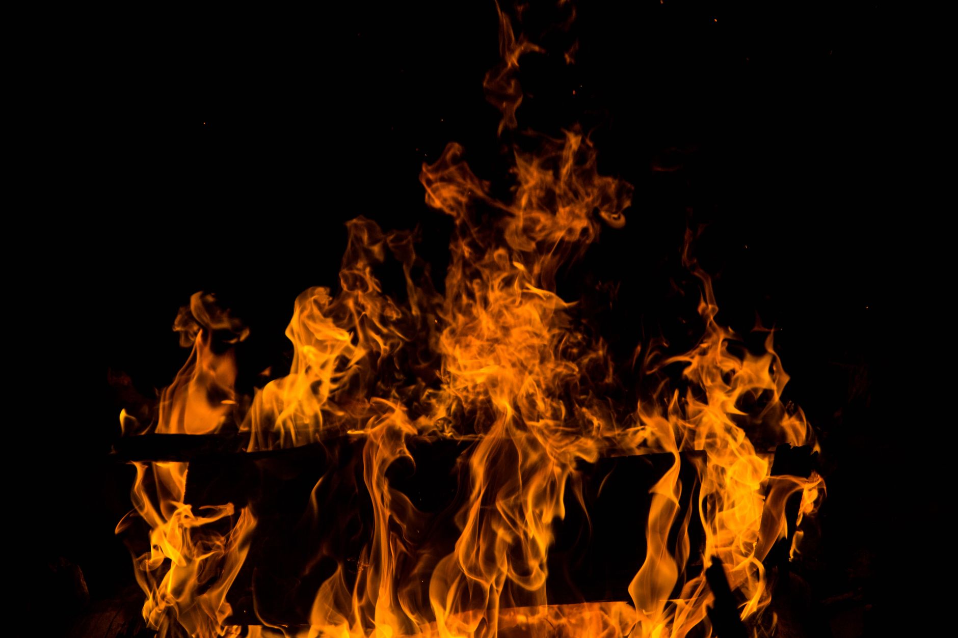 Train Engulfed in Canadian Wildfire Flames