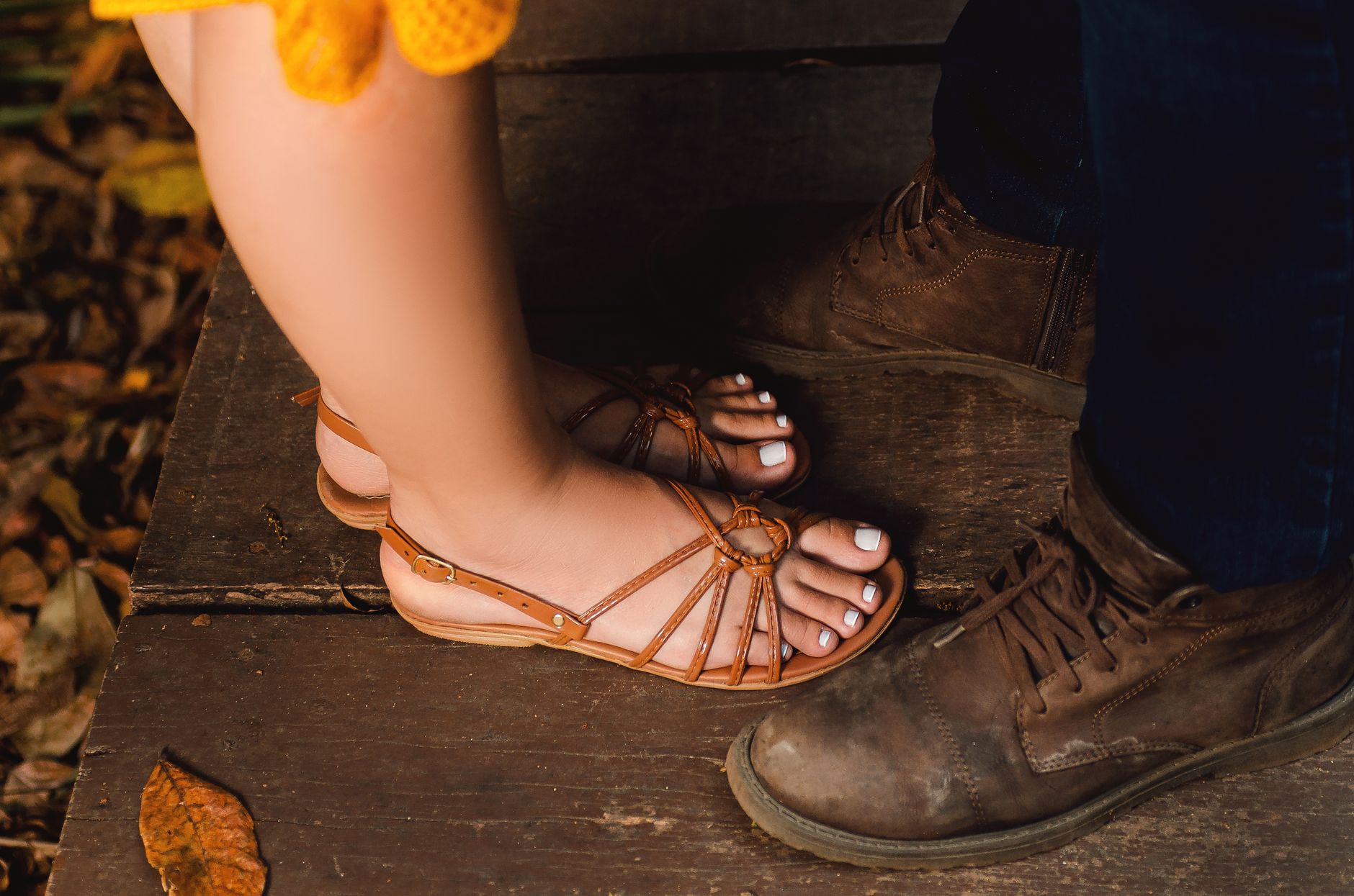 Summer sandals pair perfectly with mini dresses