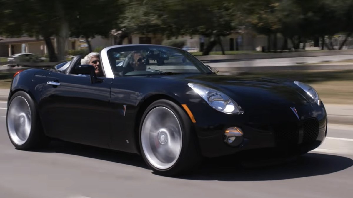 Tesla Designer's V8 Solstice Impresses Jay Leno Tesla Designer's V8 Solstice Impresses Jay Leno - tesla designer v8