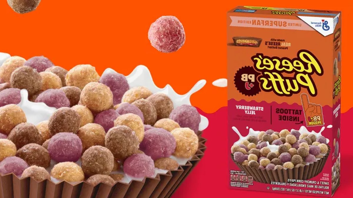 Reese’s Puffs adds PB&J cereal flavor Reese’s Puffs adds PB&J cereal flavor - pbj cereal