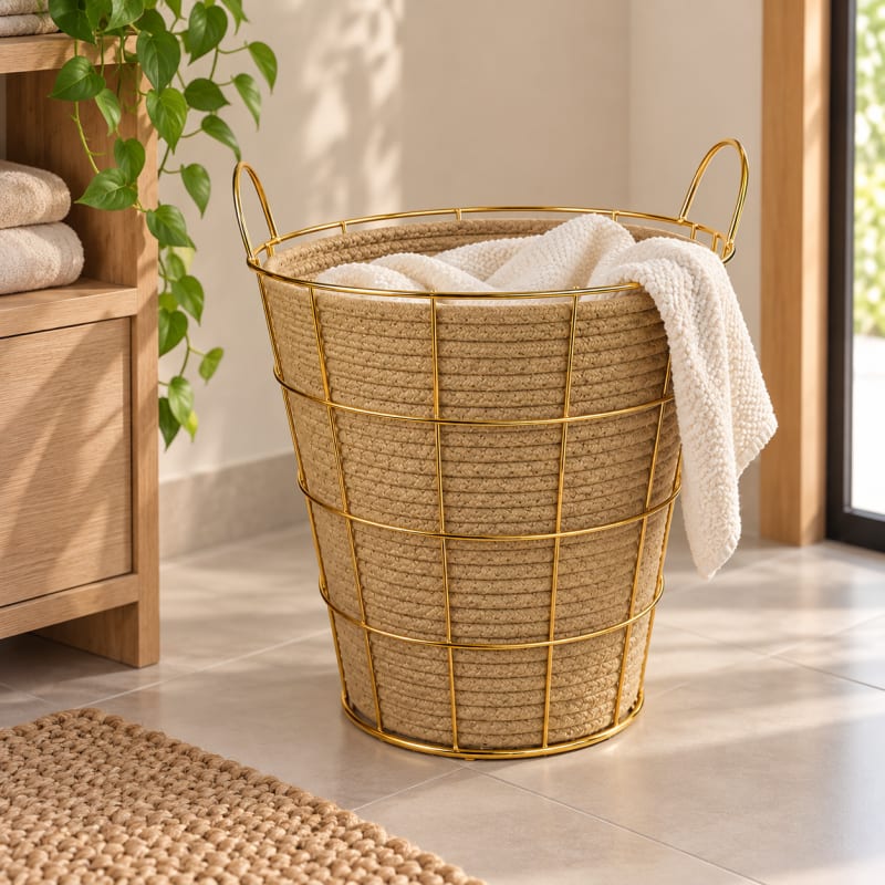 CESTA DE CUERDA 