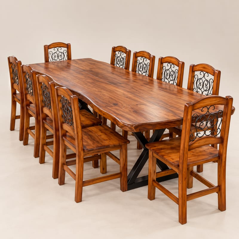 MESA QUINCHO 10 SILLAS 