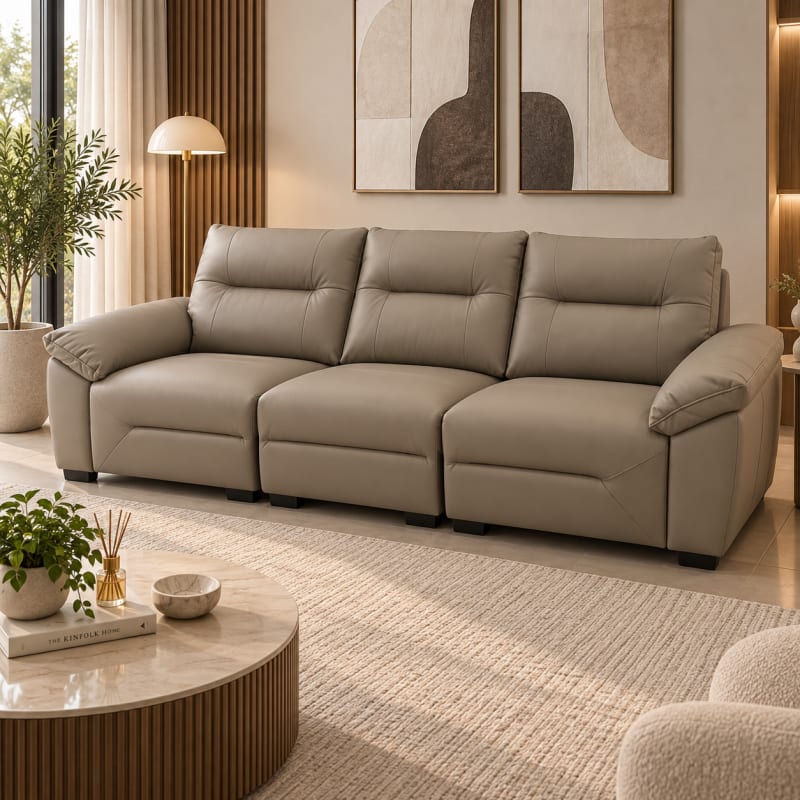 SOFA 3L CUERO 