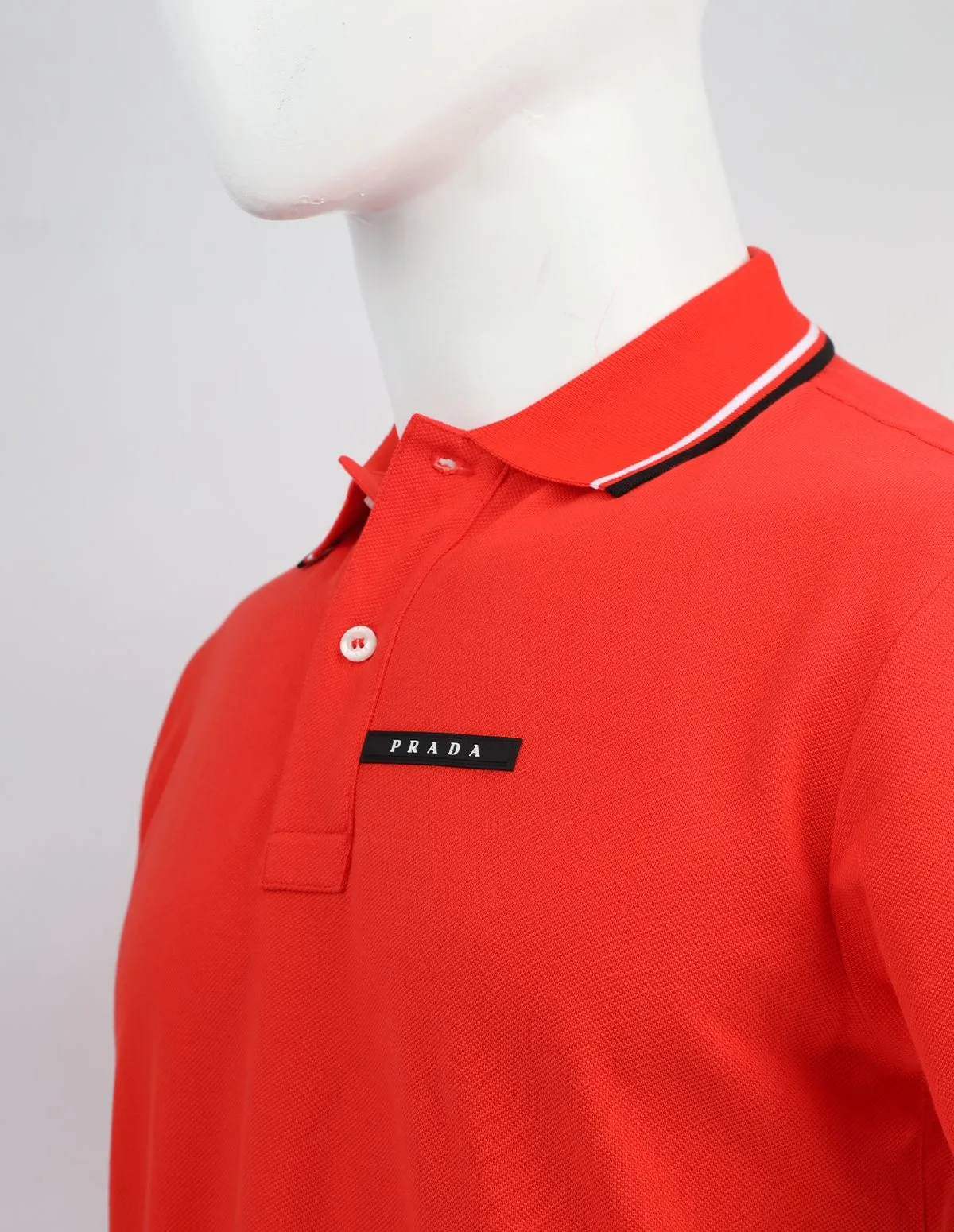 PRADA LOGO POLO T-SHIRTS ARANICO - Swankk - The Brands You Love