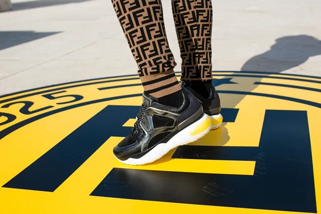 Fendi shoe sleek craftmanship