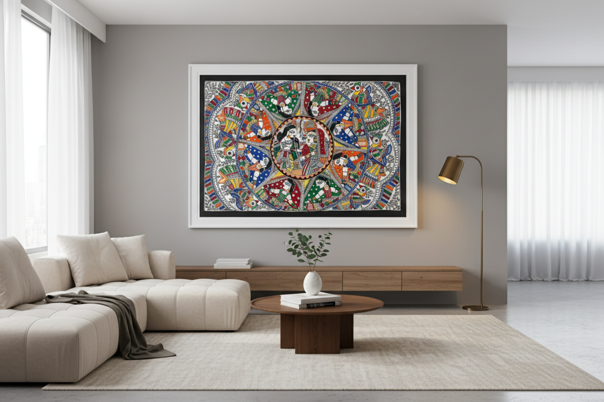Eternal Love: A Mithila Mandala view 3