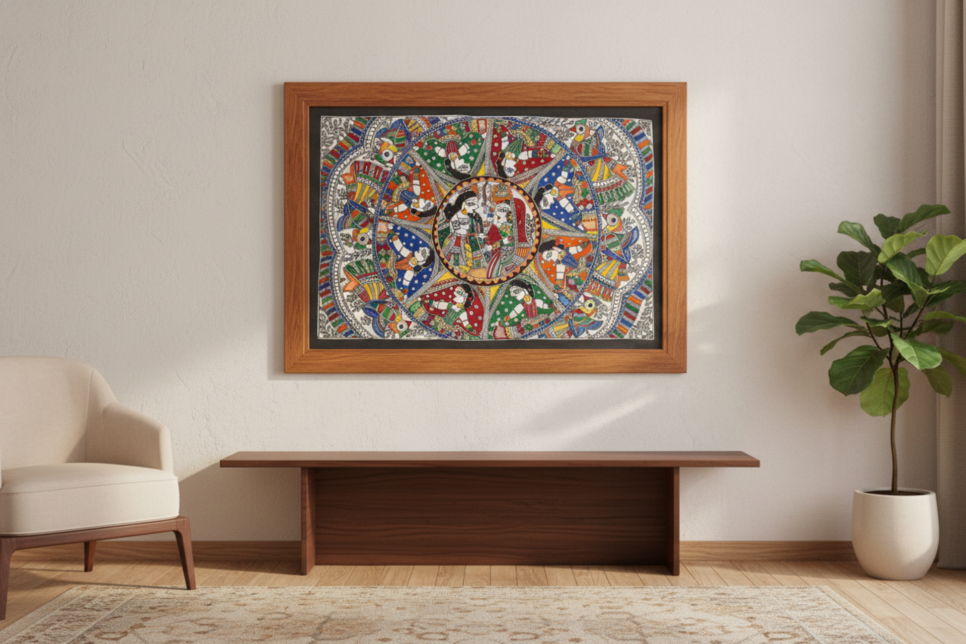 Eternal Love: A Mithila Mandala view 5