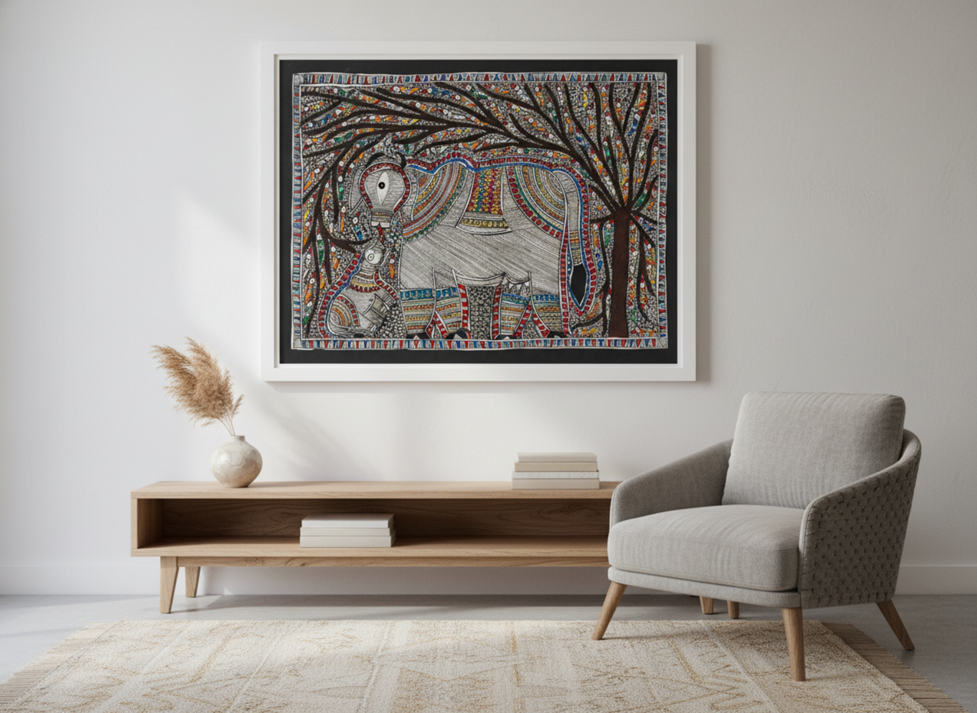 Sacred Bovine Under the Wishing Tree view 5