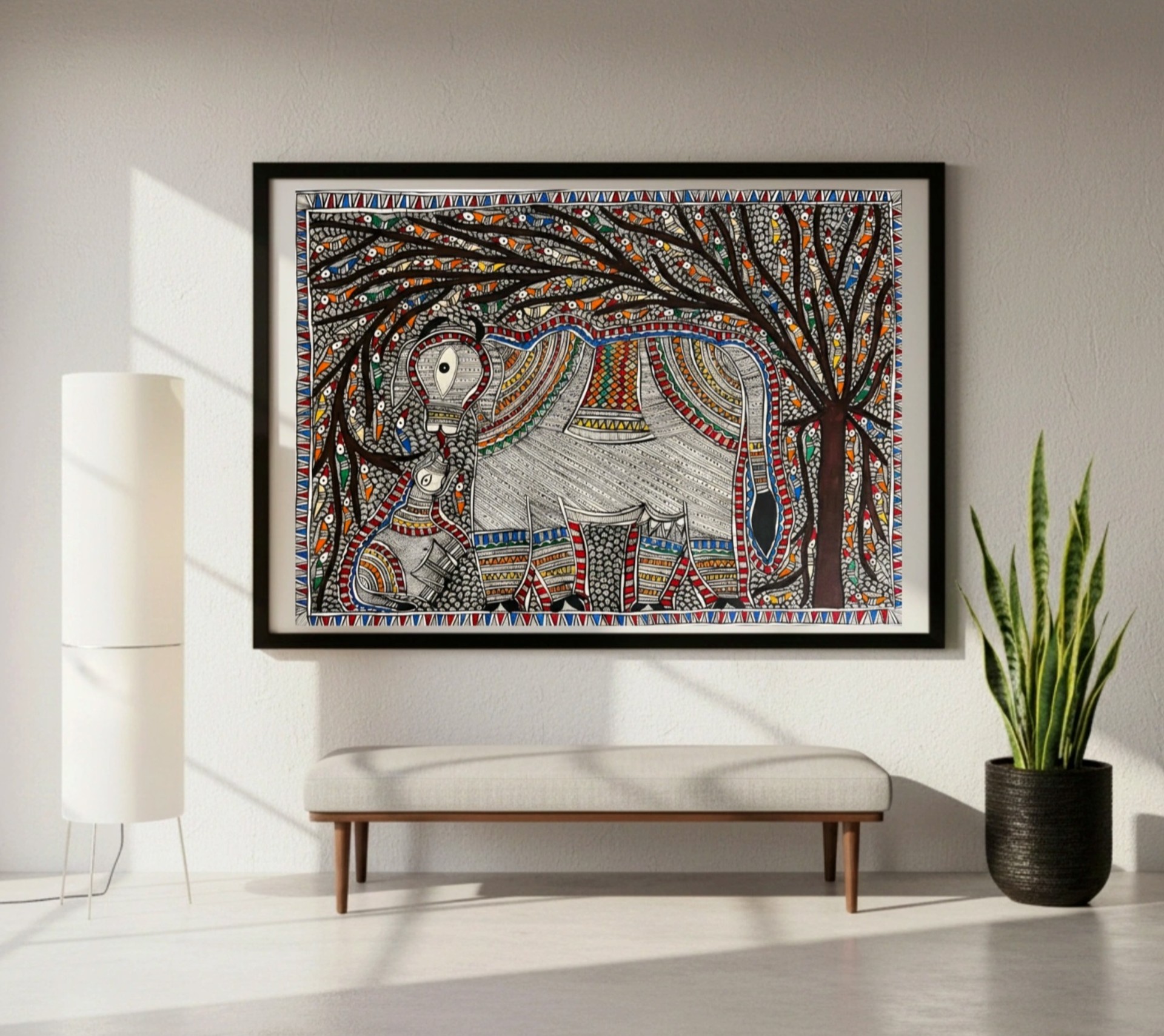Sacred Bovine Under the Wishing Tree — alternate view