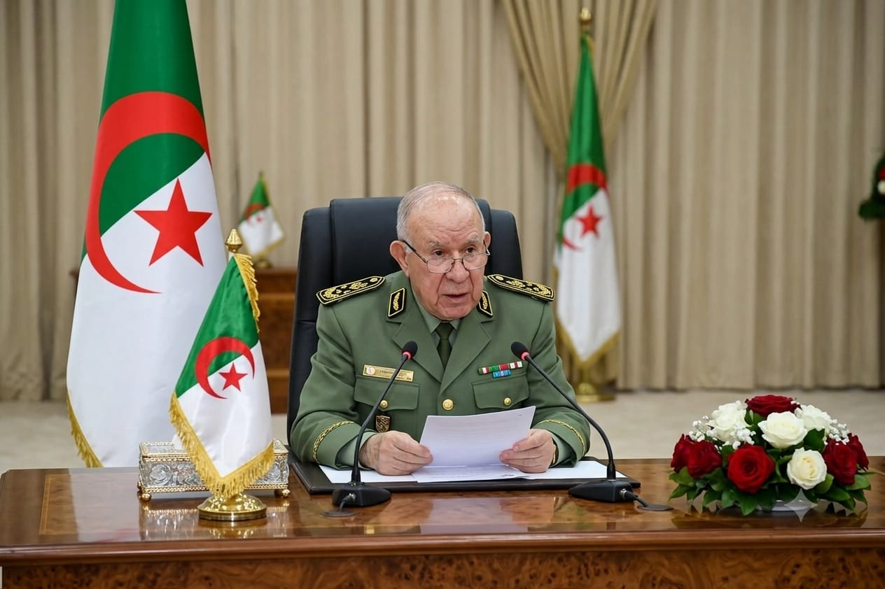 الفريق أول السعيد شنقريحة يقدم تعازيه إثر وفاة العميد كمال لخضر