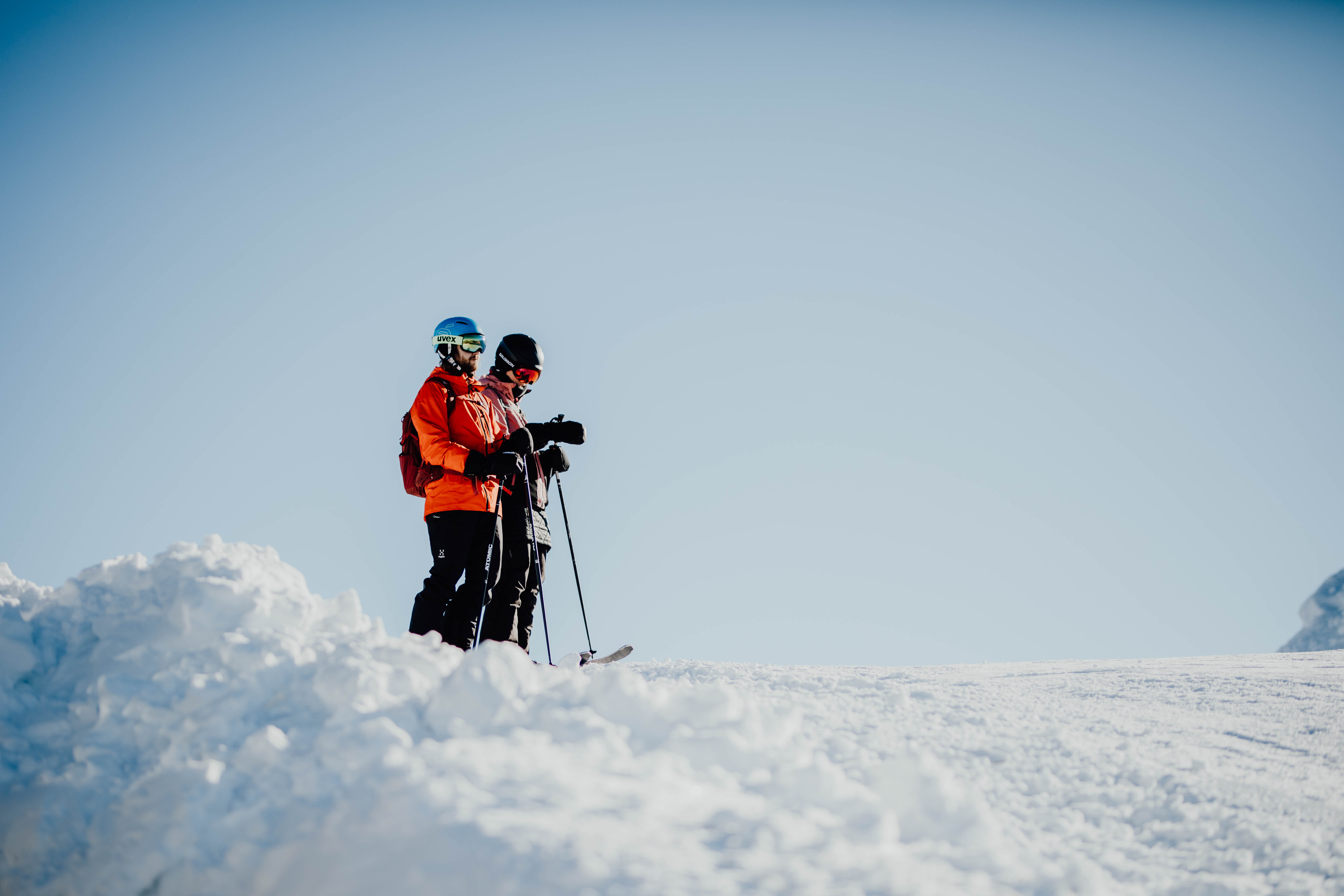 Skiing and snowboarding in the Gastein Valley.
