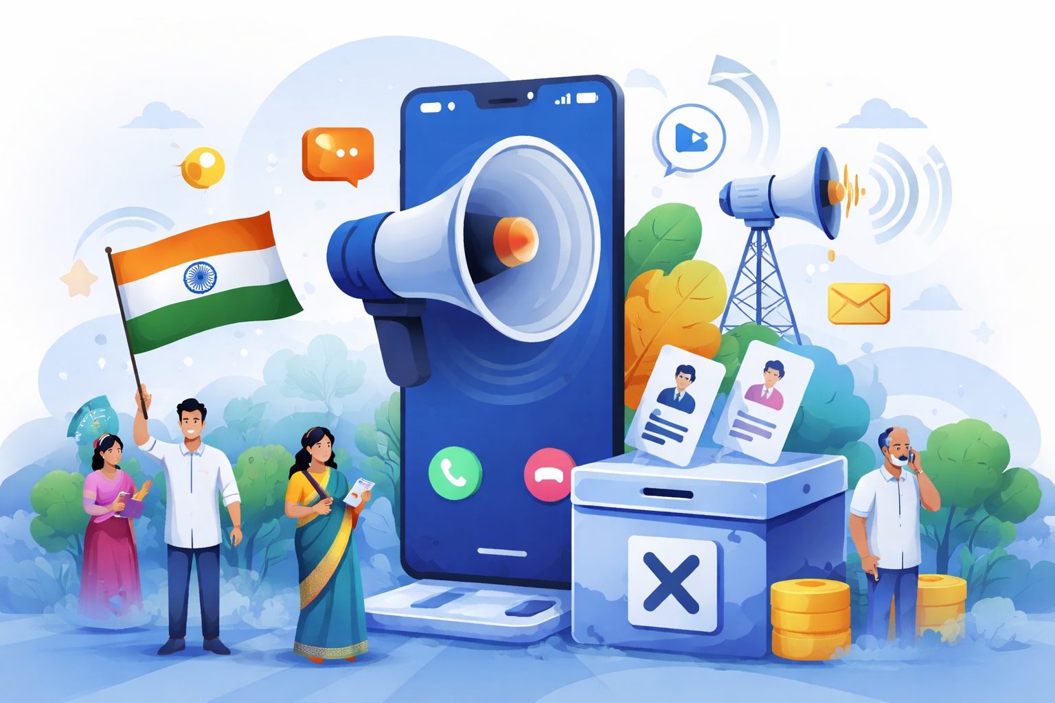 Bulk Voice Call Service for Election Campaign | Political Voice Call ...