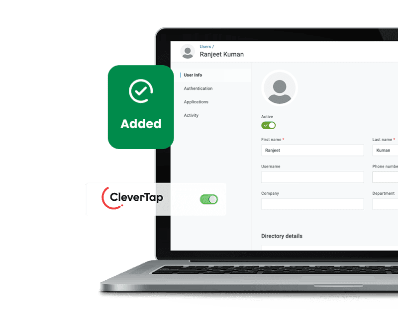 API configuration for Sendgun and CleverTap integration