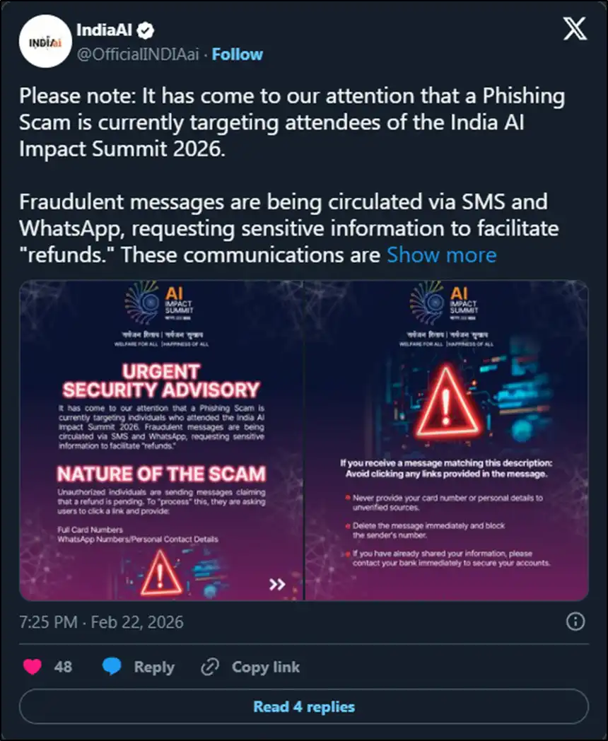 Phishing Scam Targets India AI Impact Summit