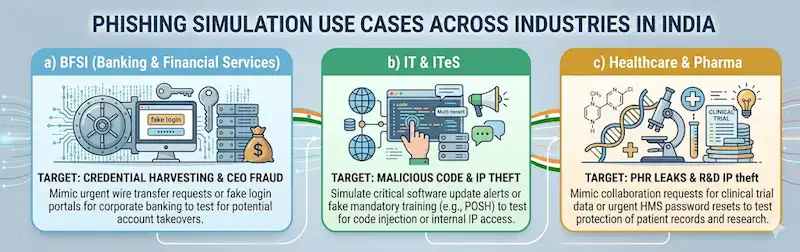 Phishing Simulation Use Cases Across Industries in India