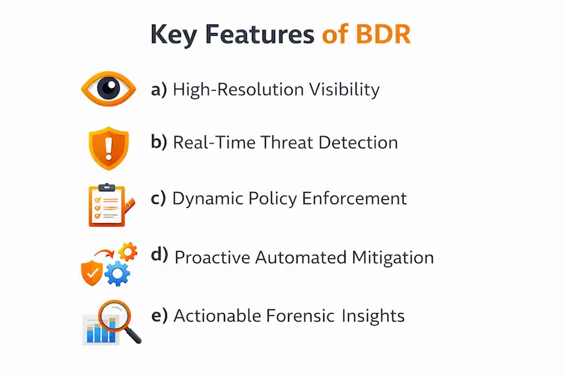 Key Features of BDR in Cybersecurity
