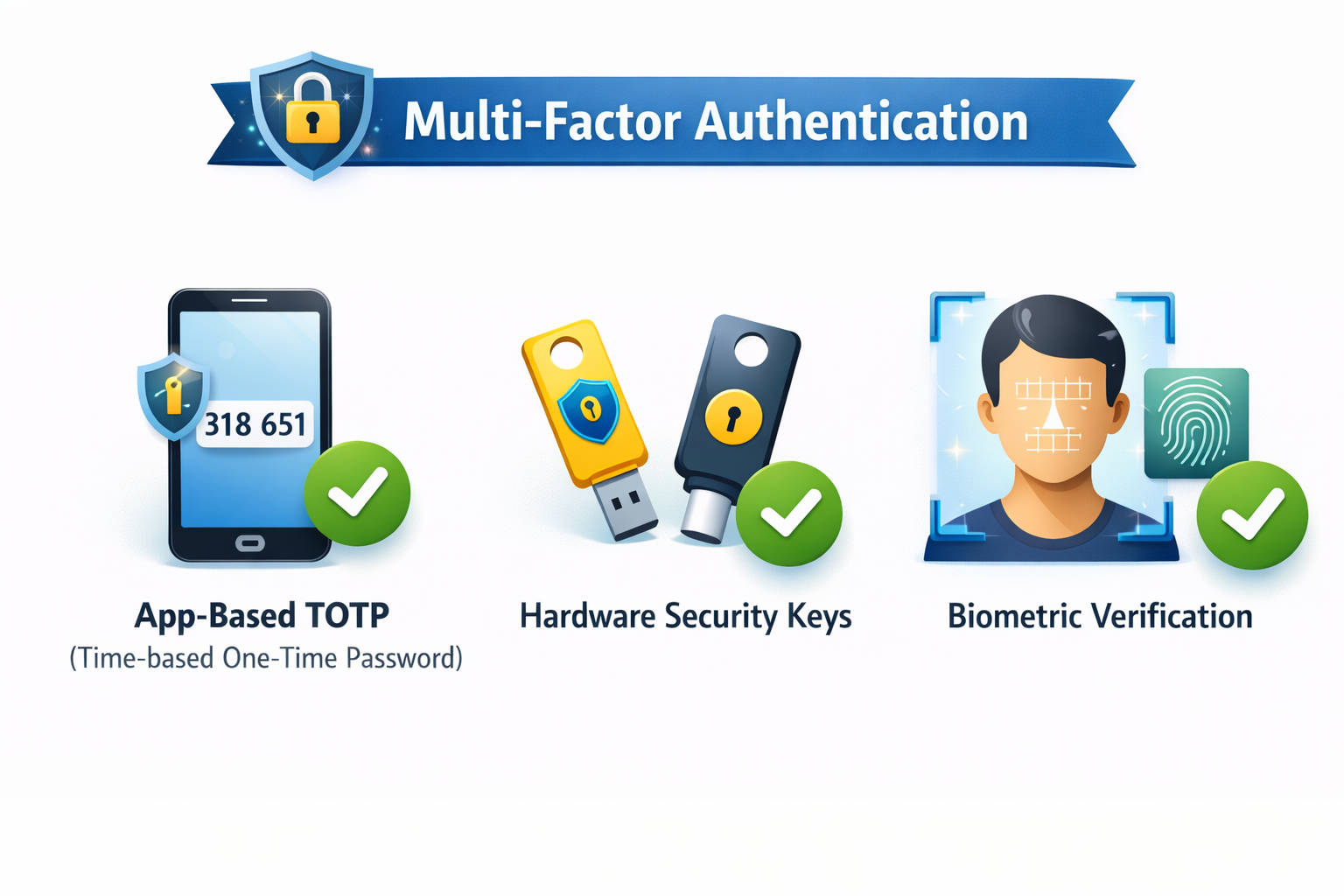 What are examples of multi-factor authentication